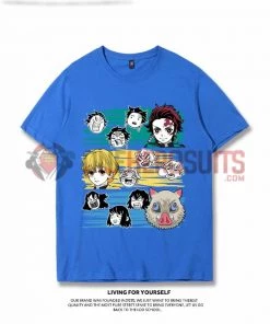 OneHeroSuits Demon Slayer Creative Print Anime Cotton T-shirt