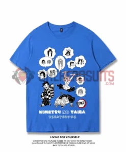 OneHeroSuits Demon Slayer Creative Print Anime T-shirt Nezuko/Tanjiro/Zenitsu