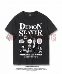 OneHeroSuits Demon Slayer Creative Print Anime T-shirt Nezuko/Tanjiro/Zenitsu