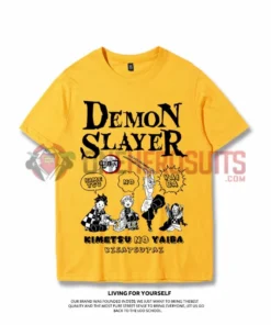 OneHeroSuits Demon Slayer Creative Print Anime T-shirt Nezuko/Tanjiro/Zenitsu
