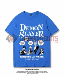 OneHeroSuits Demon Slayer Creative Print Anime T-shirt Nezuko/Tanjiro/Zenitsu