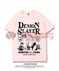 OneHeroSuits Demon Slayer Creative Print Anime T-shirt Nezuko/Tanjiro/Zenitsu