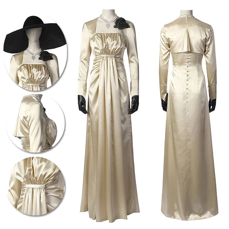 OneHeroSuits Alcina Dimitrescu Cosplay Costumes Resident Evil Village Cosplay Suits 1 OneHeroSuits Alcina Dimitrescu Cosplay Costumes Resident Evil Village Cosplay Suits