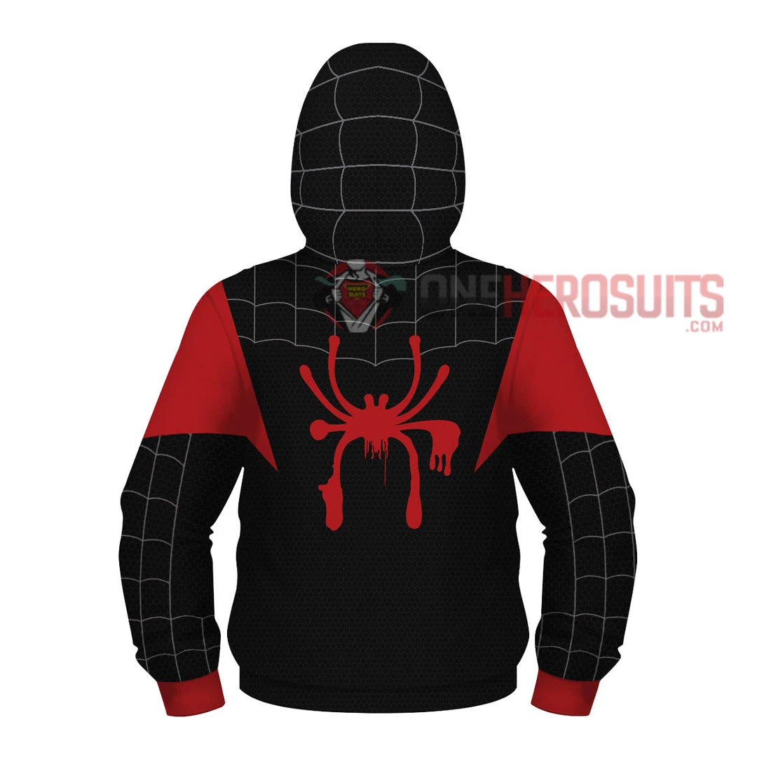 OneHeroSuits Kids Cosplay Kids Spiderman Creative 3D Printed Zip Hoodie 7 OneHeroSuits Kids Cosplay Kids Spiderman Creative 3D Printed Zip Hoodie