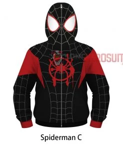 OneHeroSuits Kids Cosplay Kids Spiderman Creative 3D Printed Zip Hoodie 16 OneHeroSuits Kids Cosplay Kids Spiderman Creative 3D Printed Zip Hoodie