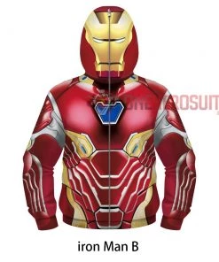 OneHeroSuits Kids Cosplay Kids Iron Man Creative 3D Printed Zip Hoodie 10 OneHeroSuits Kids Cosplay Kids Iron Man Creative 3D Printed Zip Hoodie