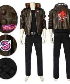 OneHeroSuits Cyberpunk 2077 V Cosplay Costumes Leading Man Cosplay Suit