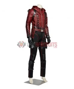 OneHeroSuits Red Arrow Cosplay Costume Roy Harper Leather Cosplay Hoodie Movie Level