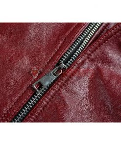 OneHeroSuits Red Arrow Cosplay Costume Roy Harper Leather Cosplay Hoodie Movie Level