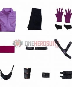 Hawkeye Cosplay Costumes Kate Bishop Purple OneHeroSuits