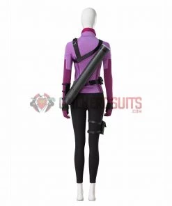 Hawkeye Cosplay Costumes Kate Bishop Purple OneHeroSuits