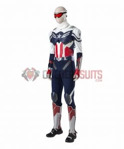 The Falcon Sam Wilson Cosplay Costumes Captain America OneHeroSuits