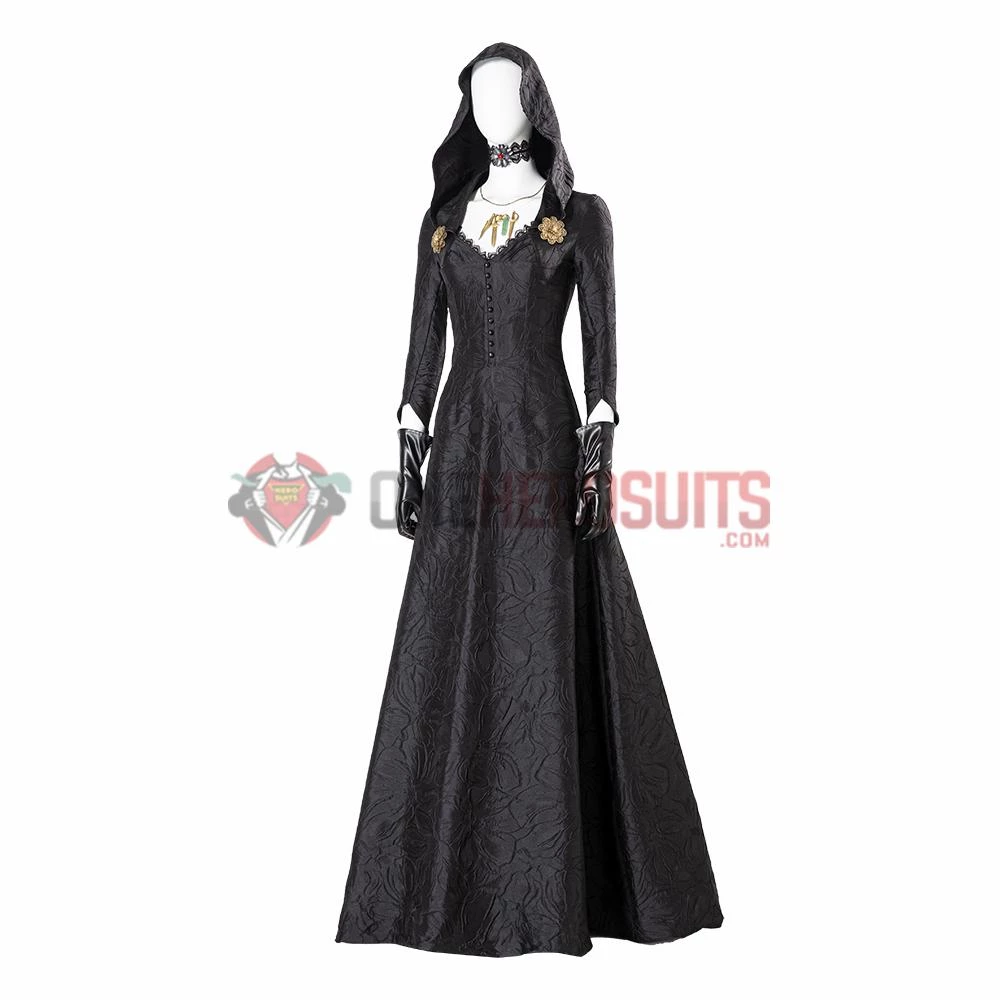 OneHeroSuits Resident Evil Village Cosplay Costumes Daniela Black Cosplay Suit 9 OneHeroSuits Resident Evil Village Cosplay Costumes Daniela Black Cosplay Suit