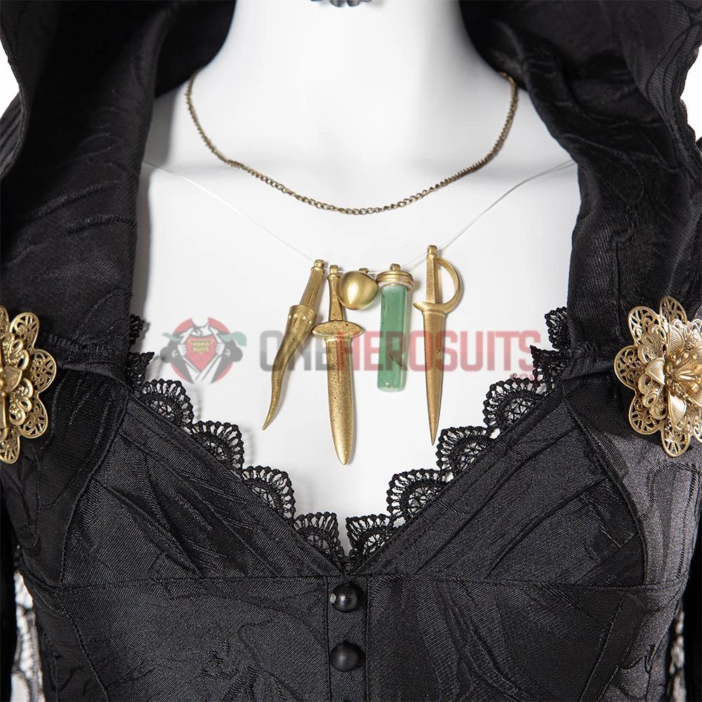 OneHeroSuits Resident Evil Village Cosplay Costumes Daniela Black Cosplay Suit 13 OneHeroSuits Resident Evil Village Cosplay Costumes Daniela Black Cosplay Suit