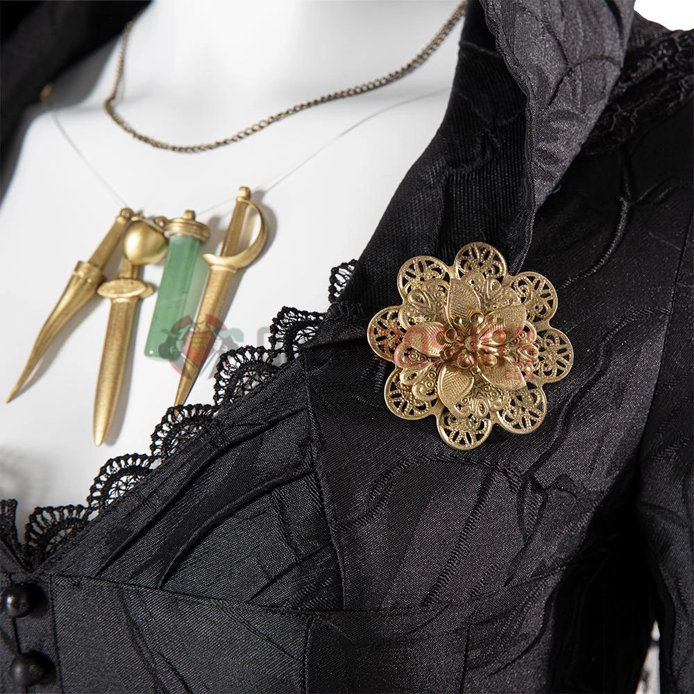 OneHeroSuits Resident Evil Village Cosplay Costumes Daniela Black Cosplay Suit 14 OneHeroSuits Resident Evil Village Cosplay Costumes Daniela Black Cosplay Suit