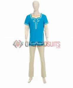 OneHeroSuits Link Cosplay Costumes The Legend Of Zelda Breath Of The Wild Top Level Suit