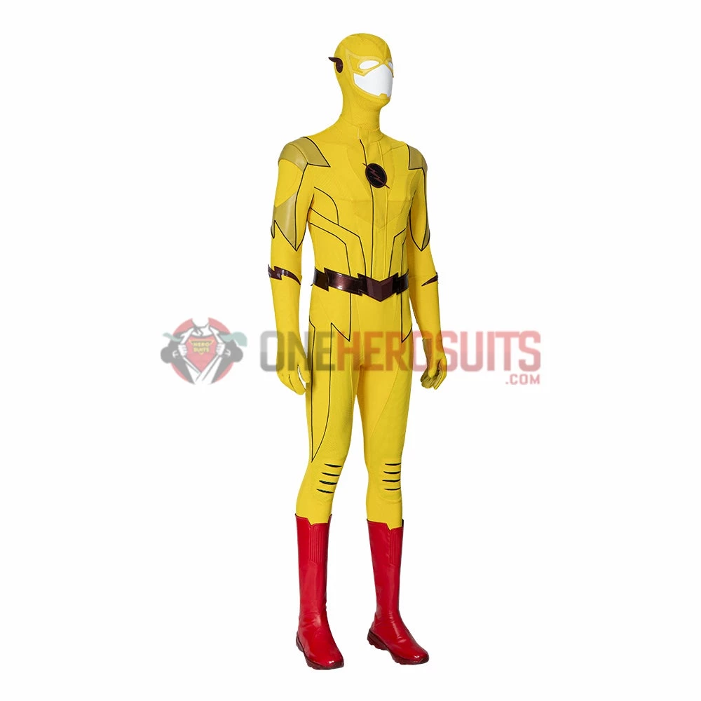 OneHeroSuits Reverse-Flash Cosplay Costumes The Flash S8 Yellow Cosplay Suits 11 OneHeroSuits Reverse-Flash Cosplay Costumes The Flash S8 Yellow Cosplay Suits