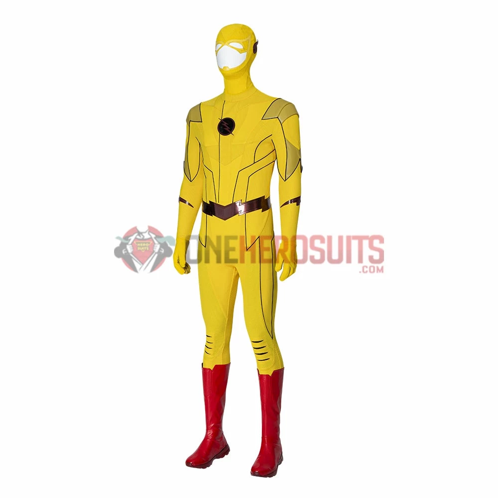 OneHeroSuits Reverse-Flash Cosplay Costumes The Flash S8 Yellow Cosplay Suits 12 OneHeroSuits Reverse-Flash Cosplay Costumes The Flash S8 Yellow Cosplay Suits