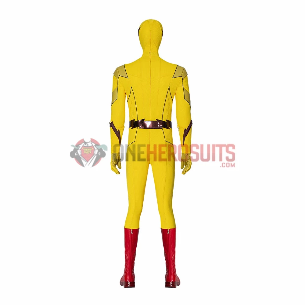 OneHeroSuits Reverse-Flash Cosplay Costumes The Flash S8 Yellow Cosplay Suits 13 OneHeroSuits Reverse-Flash Cosplay Costumes The Flash S8 Yellow Cosplay Suits