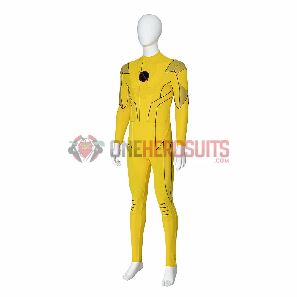OneHeroSuits Reverse-Flash Cosplay Costumes The Flash S8 Yellow Cosplay Suits 14 OneHeroSuits Reverse-Flash Cosplay Costumes The Flash S8 Yellow Cosplay Suits