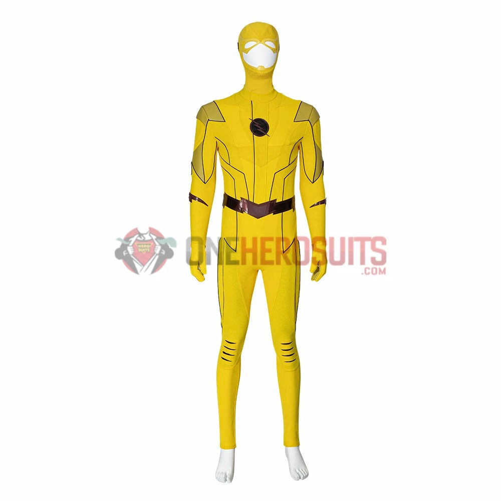 OneHeroSuits Reverse-Flash Cosplay Costumes The Flash S8 Yellow Cosplay Suits 18 OneHeroSuits Reverse-Flash Cosplay Costumes The Flash S8 Yellow Cosplay Suits