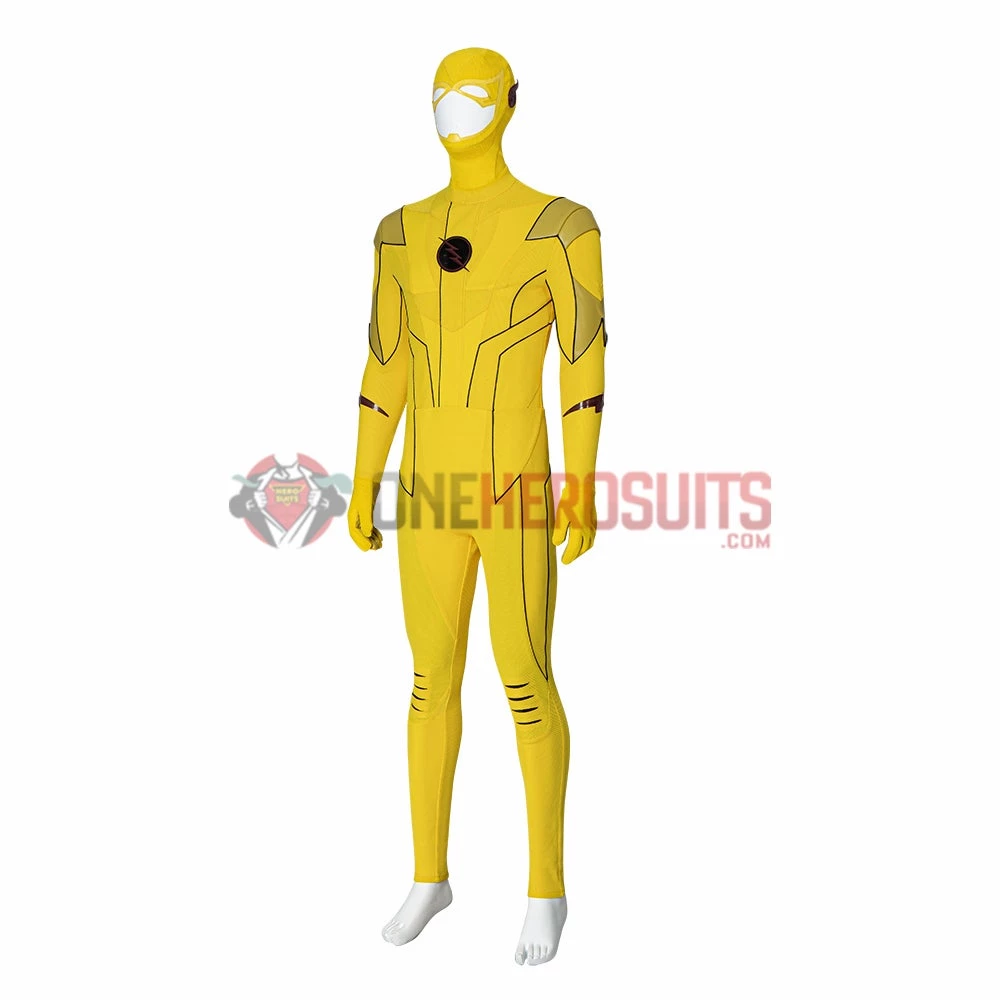 OneHeroSuits Reverse-Flash Cosplay Costumes The Flash S8 Yellow Cosplay Suits 19 OneHeroSuits Reverse-Flash Cosplay Costumes The Flash S8 Yellow Cosplay Suits