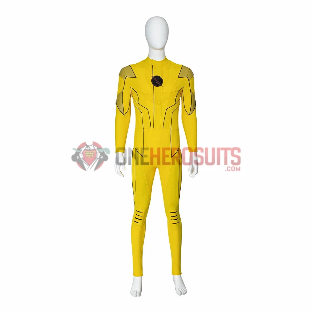 OneHeroSuits Reverse-Flash Cosplay Costumes The Flash S8 Yellow Cosplay Suits 22 OneHeroSuits Reverse-Flash Cosplay Costumes The Flash S8 Yellow Cosplay Suits