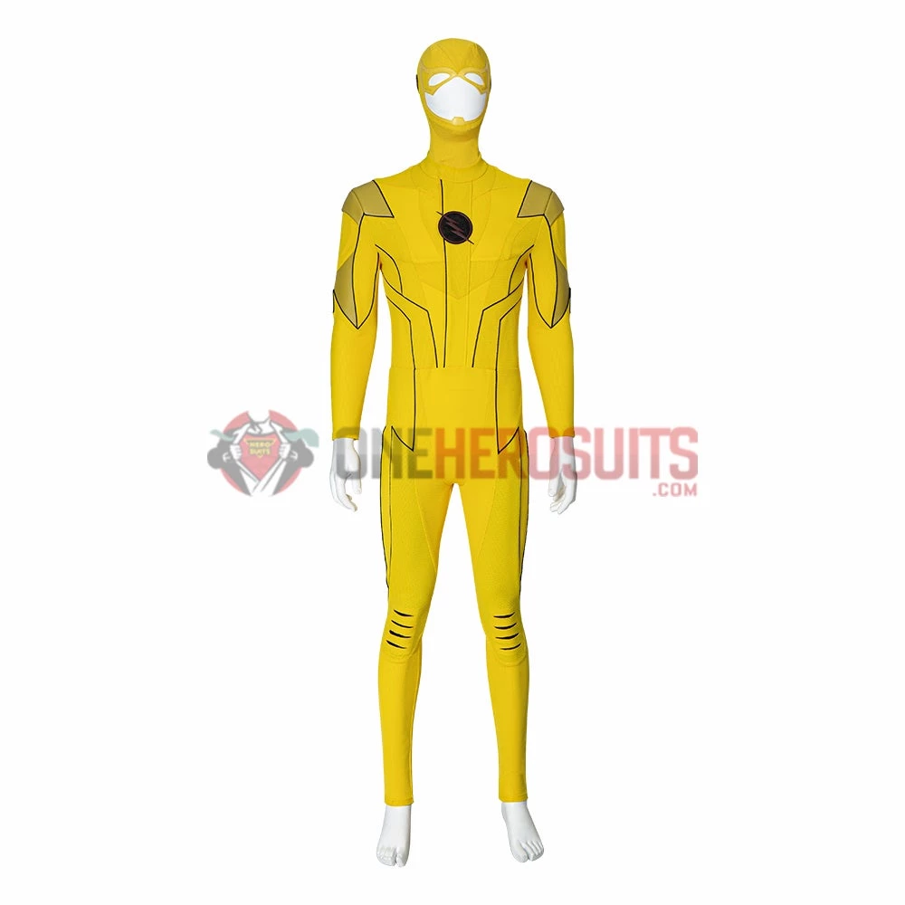 OneHeroSuits Reverse-Flash Cosplay Costumes The Flash S8 Yellow Cosplay Suits 23 OneHeroSuits Reverse-Flash Cosplay Costumes The Flash S8 Yellow Cosplay Suits