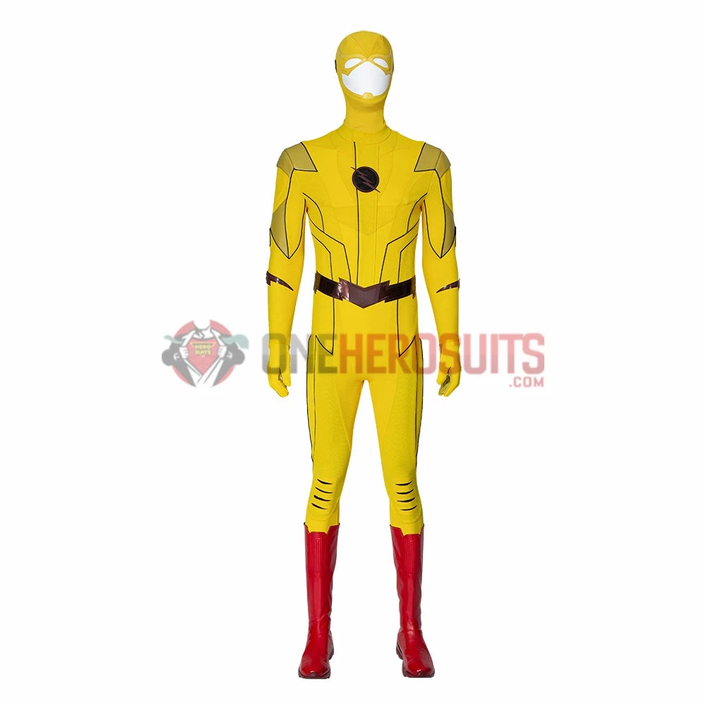 OneHeroSuits Reverse-Flash Cosplay Costumes The Flash S8 Yellow Cosplay Suits 10 OneHeroSuits Reverse-Flash Cosplay Costumes The Flash S8 Yellow Cosplay Suits