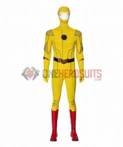 OneHeroSuits Reverse-Flash Cosplay Boots The Flash S8 Red Cosplay Shoes Costumes