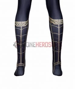 OneHeroSuits Spiderman 3 Cosplay Costumes Spiderman No Way Home Black Gold Suits
