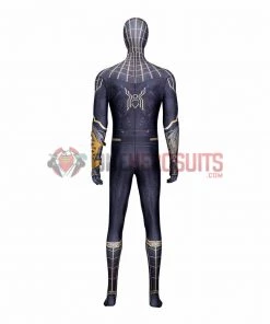 OneHeroSuits Spiderman 3 Cosplay Costumes Spiderman No Way Home Black Gold Suits