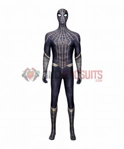 OneHeroSuits Spiderman 3 Cosplay Costumes Spiderman No Way Home Black Gold Suits