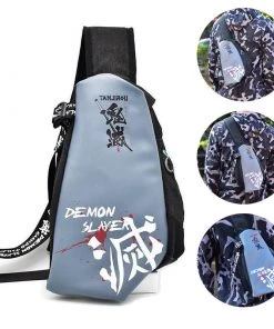 OneHeroSuits Demon Slayer Fanny Pack Animation Creative Crossbody Bag