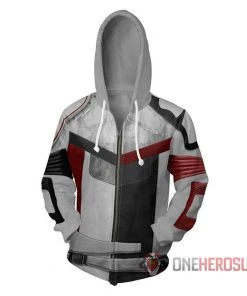 OneHeroSuits Descendants Carlos De Vil Hoodies Creative Printed Zip-Up Hooded Sweatshirt