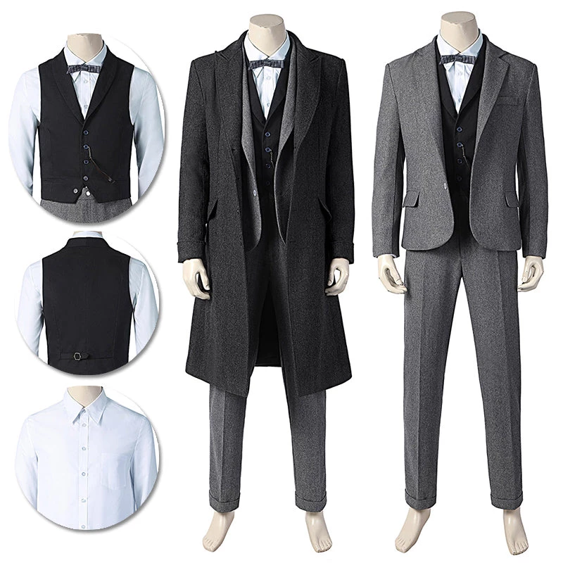OneHeroSuits Fantastic Beasts 3 Newt Scamander Cosplay Costume The Secrets Of Dumbledore Suits Costumes 1 OneHeroSuits Fantastic Beasts 3 Newt Scamander Cosplay Costume The Secrets Of Dumbledore Suits Costumes