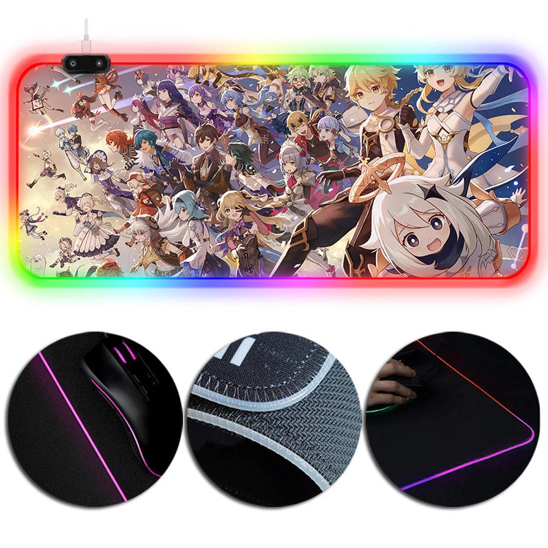 OneHeroSuits Genshin Impact All Characters RGB Lighting Gaming Mouse Pad 1 OneHeroSuits Genshin Impact All Characters RGB Lighting Gaming Mouse Pad