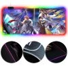 OneHeroSuits Genshin Impact Mouse Pad Zhongli And Tartaglia Creative RGB Full Desktop Mouse Pad