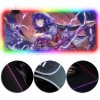 OneHeroSuits Genshin Impact Raiden Shogun Mouse Pad Creative RGB Full Desktop Mouse Pad