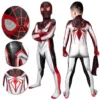 OneHeroSuits Gifts For Kids Spider-man Cosplay Suit Children Miles Morales TRACK Cosplay Bodysuit