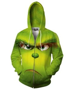 OneHeroSuits Grinch Hoodies How The Grinch Stole Christmas Creative Hooded Sweatshirt