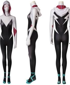 OneHeroSuits Gwen Stacy Suit Into The Spider-Verse Spider-Gwen Cosplay Costume Zentai/Jumpsuit