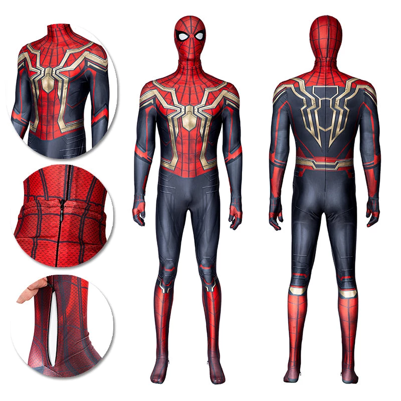 OneHeroSuits Iron Spiderman Cosplay Costumes Spiderman No Way Home Movie Level Suits 1 OneHeroSuits Iron Spiderman Cosplay Costumes Spiderman No Way Home Movie Level Suits
