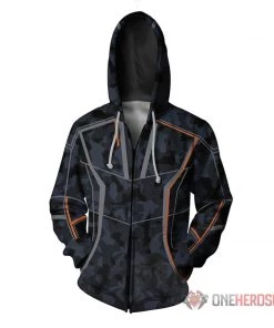 OneHeroSuits Iron Man Hoodies Tony Stark Creative Printed Hooded Sweatshirt
