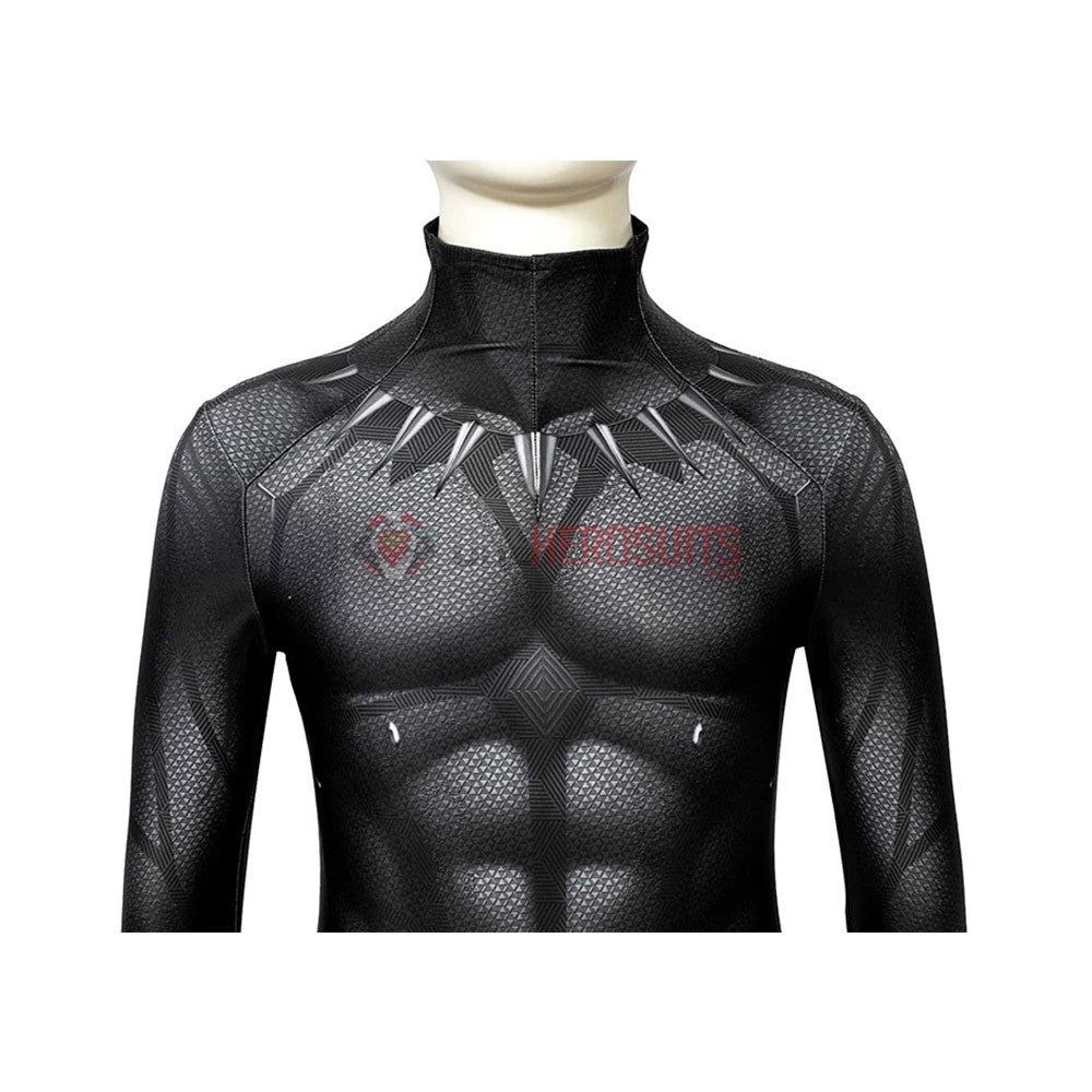 OneHeroSuits Expert-level Cosplay Bodysuit & Zentai Christmas Gifts For Kids Black Panther Cosplay Costume Children Black Panther BodySuit 13 OneHeroSuits Expert-level Cosplay Bodysuit & Zentai Christmas Gifts For Kids Black Panther Cosplay Costume Children Black Panther BodySuit