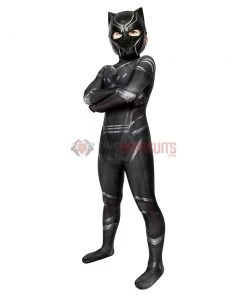 OneHeroSuits Gift For Boys Black Panther Cosplay Suit HQ Printed Costumes Expert-level Cosplay Bodysuit & Zentai