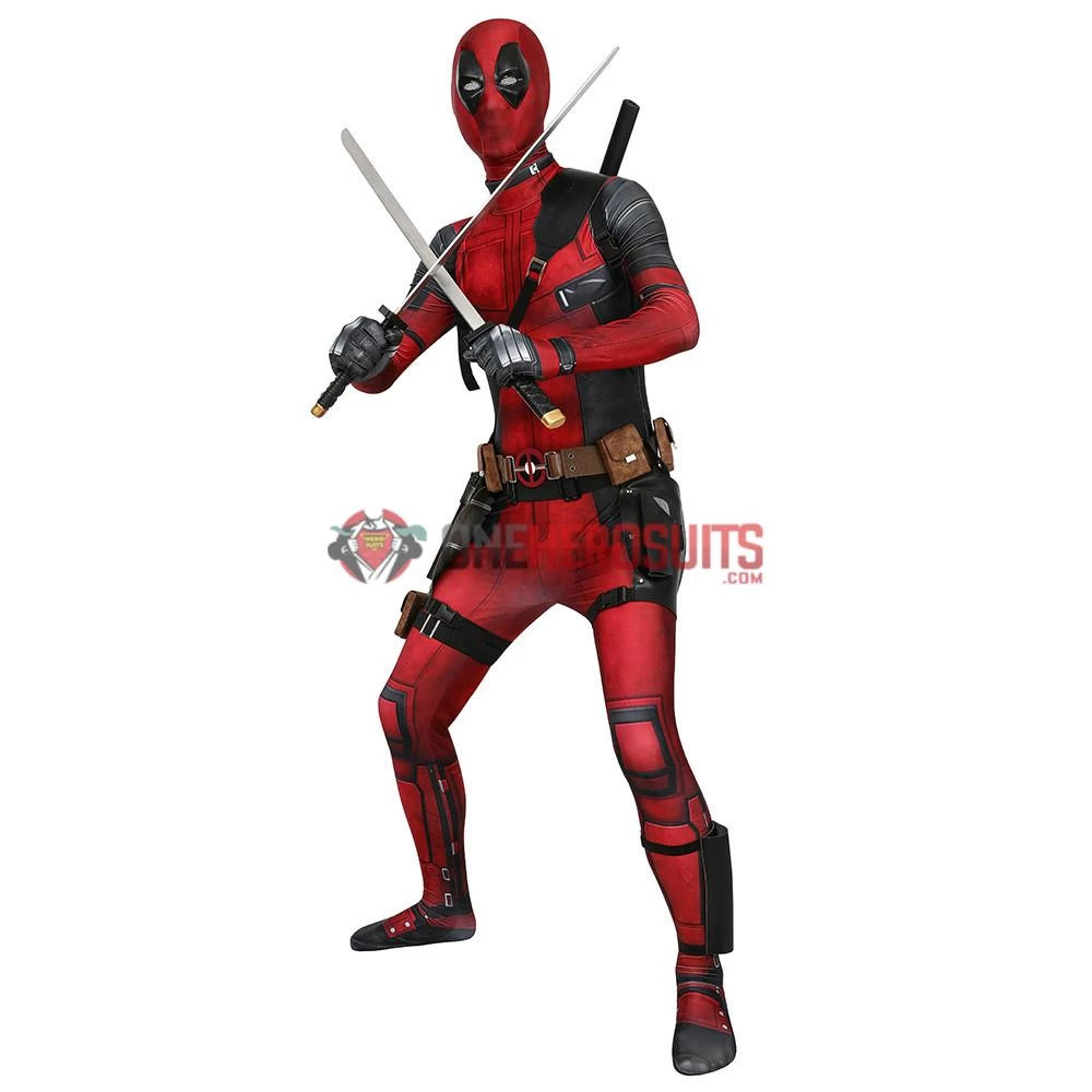 OneHeroSuits Deadpool Suit 3D Printed Spandex Deadpool Red Cosplay Costume Expert-level Cosplay Bodysuit & Zentai 18 OneHeroSuits Deadpool Suit 3D Printed Spandex Deadpool Red Cosplay Costume Expert-level Cosplay Bodysuit & Zentai