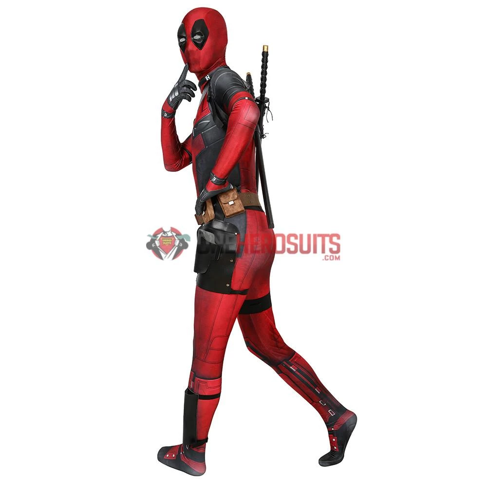 OneHeroSuits Deadpool Suit 3D Printed Spandex Deadpool Red Cosplay Costume Expert-level Cosplay Bodysuit & Zentai 22 OneHeroSuits Deadpool Suit 3D Printed Spandex Deadpool Red Cosplay Costume Expert-level Cosplay Bodysuit & Zentai