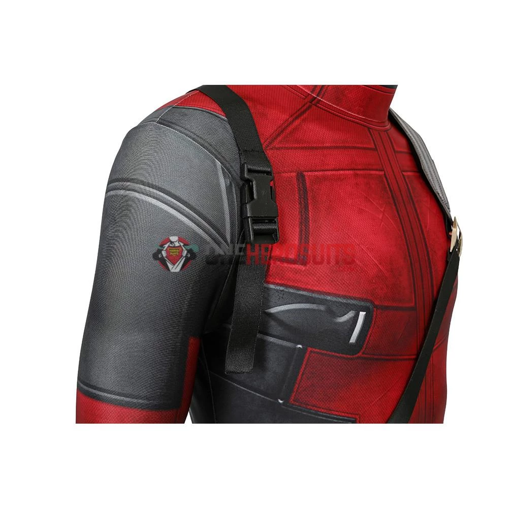 OneHeroSuits Deadpool Suit 3D Printed Spandex Deadpool Red Cosplay Costume Expert-level Cosplay Bodysuit & Zentai 29 OneHeroSuits Deadpool Suit 3D Printed Spandex Deadpool Red Cosplay Costume Expert-level Cosplay Bodysuit & Zentai