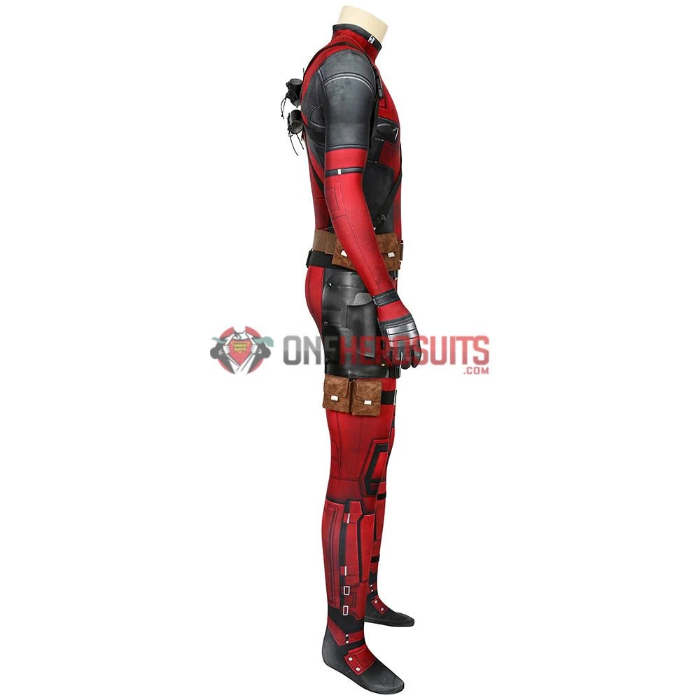 OneHeroSuits Deadpool Suit 3D Printed Spandex Deadpool Red Cosplay Costume Expert-level Cosplay Bodysuit & Zentai 33 OneHeroSuits Deadpool Suit 3D Printed Spandex Deadpool Red Cosplay Costume Expert-level Cosplay Bodysuit & Zentai